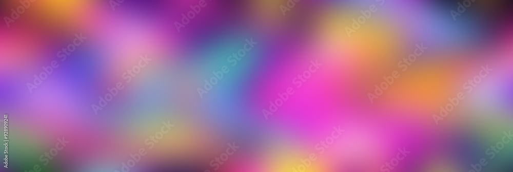 Leinwandbilder a lively burst of color fills the backdrop with eclectic patterns and soft, blurred lights creating 
