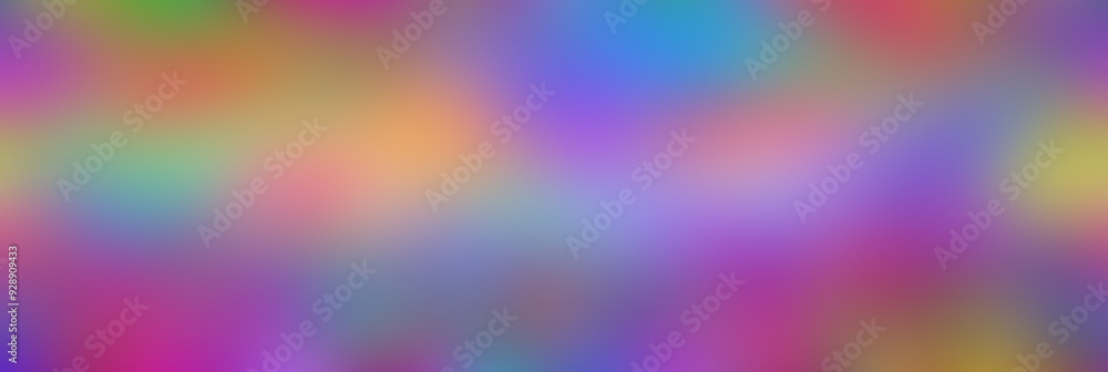 Leinwandbilder A soft gradient displays a blend of vibrant colors, creating a colorful and abstract background perfect for creative use