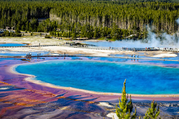 Grand Prismatic Spring in Yellowstone National Park