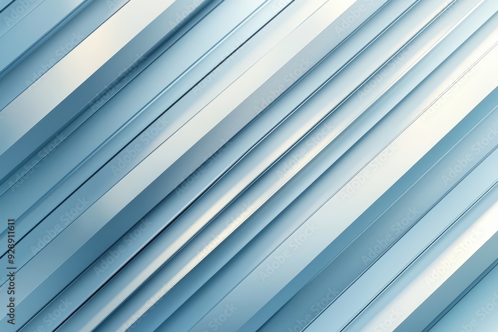 Poster Soft light blue diagonal lines create a layered, textured abstract background that adds depth and modernity to any design project