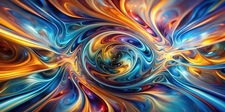 Dimensional Instability: Fluid and warped shapes blurring and merging, giving the impression of shifting dimensions.