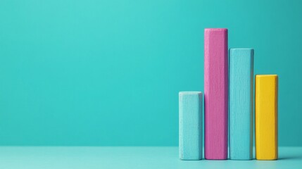 A bar graph showing the relationship between credit scores and loan interest rates emphasizing the financial impact of credit awareness Stock Photo with copy space