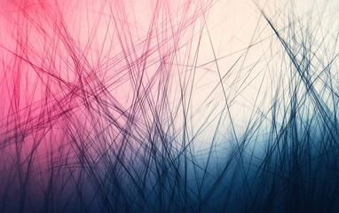 Abstract Intersecting Lines with Textured Grainy Background - Gradient Complementary Colors, Soft Focus in Low-Light Ambiance - High-Resolution Image for Creative Projects and Design Inspiration