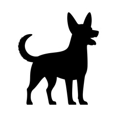 dog silhouette 