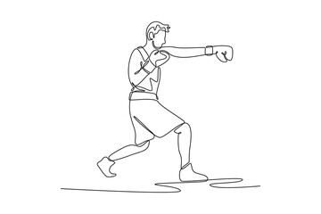 Do sports concept. Single line draw design vector graphic illustration.