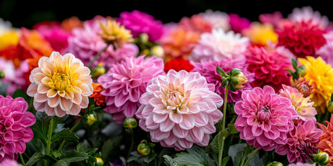 Fototapeta premium Dahlia Festival