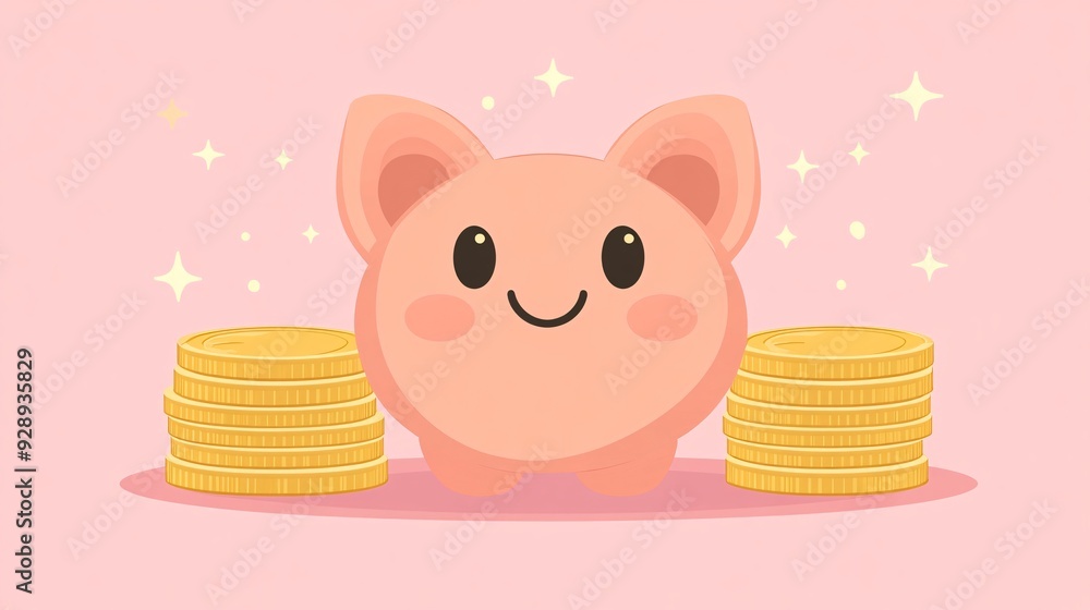Poster An infographic explaining the steps to create a financial safety net with tips on saving for emergencies paying off debt and having insurance Stock Photo with copy space