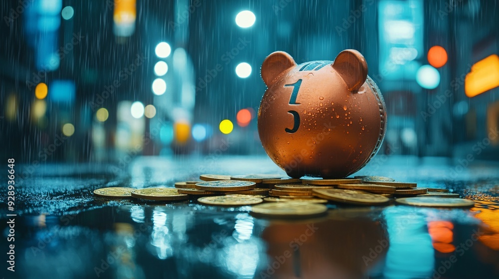 Poster an illustration showing the importance of understanding and managing financial risks with tips on ho