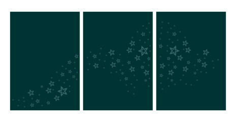 ILLUSTRATION BACKGROUND OF WEDDING LOVE ROMANTIC LANDSCAPE STYLE WITH STARS