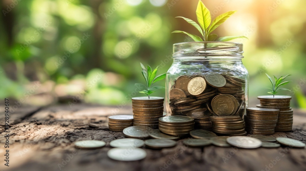 Aufkleber A visual guide showing the benefits of having a diversified income stream with tips on how to create multiple sources of income Stock Photo with copy space