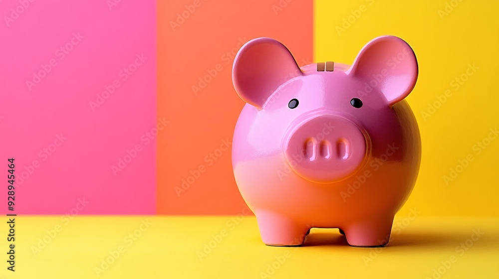 Poster A visual guide explaining how to build a strong financial foundation with tips on budgeting saving and avoiding unnecessary debt Stock Photo with copy space