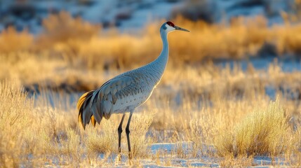 Obraz premium Bosque Sandhills in Winter