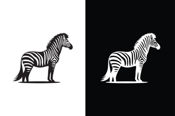 Zebra vector illustration silhouette vector illustration design.