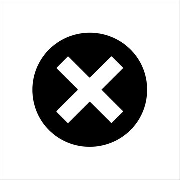 recommend clip art: Black round shape with cross icon silhouette vector illustration design on white background.