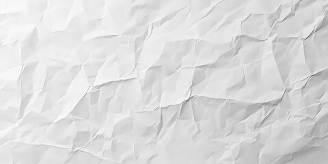 Obraz premium White crumpled paper texture background 