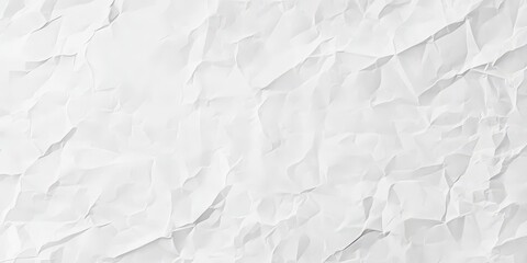 Obraz premium White crumpled paper texture background 