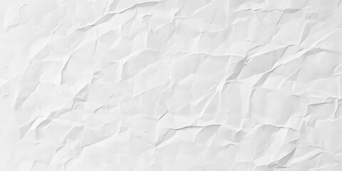 Fototapeta premium White crumpled paper texture background 