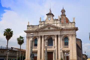 Fototapeta premium Saint Peter basilica in Riposto, Italy