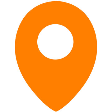 recommend clip art: orange location icon sign