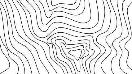 Topographic line contour map background
