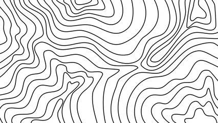 Topographic line contour map background