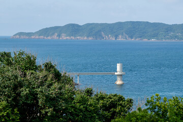 佐賀県唐津市にある波戸岬海中展望塔付近の景色
