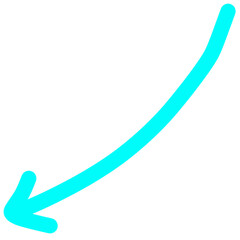 Blue arrow element 