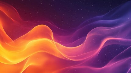 Fototapeta premium An image of a vibrant, colorful starry night with an abstract galaxy backdrop.