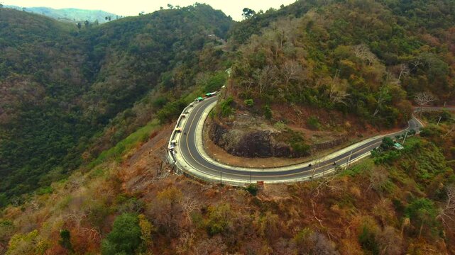Ocean beach  lombok Mountine nature road motorcycle touring boat