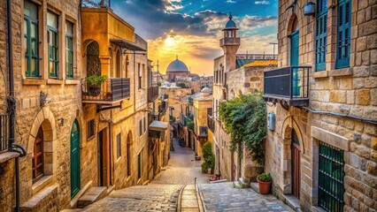 Naklejka premium jewish+quarter