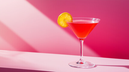 cocktail with lime