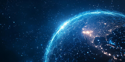 Obraz premium blue planet earth