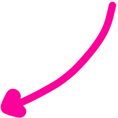 pink arrow element 