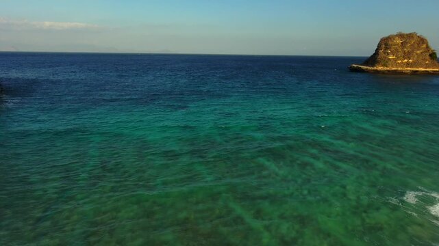 Ocean beach  lombok Mountine nature road motorcycle touring boat