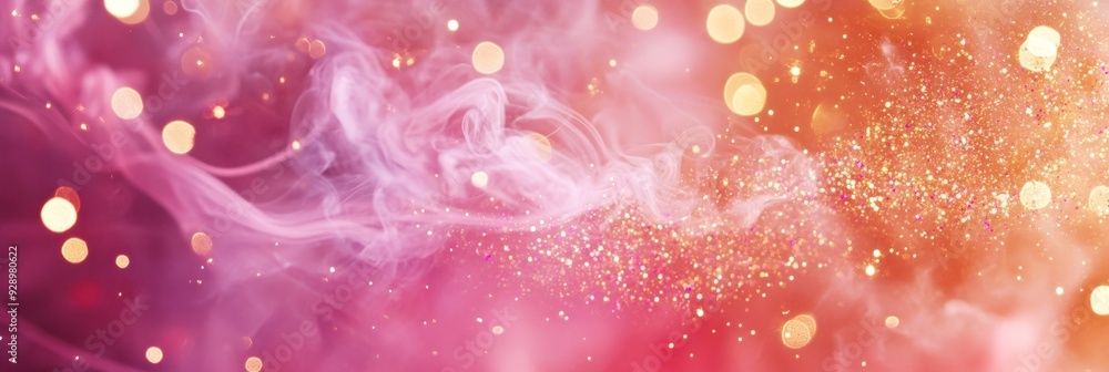Poster a vibrant and mesmerizing abstract background filled with colorful swirls and delightful, enchanting