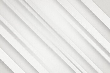 Obraz premium Abstract geometric white and gray stripes diagonal lines Background design Technology and modern concept. White and grey minimal and elegant background with subtle dust grain noise effect texture.
