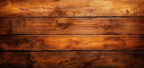Naklejka premium A rustic wood plank with a vintage grain texture and detailed pattern serves as a unique background for home furniture, showcasing a layered structure and construction with a distinctive outline