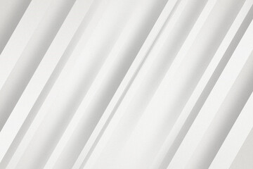 Obraz premium Abstract geometric white and gray stripes diagonal lines Background design Technology and modern concept. White and grey minimal and elegant background with subtle dust grain noise effect texture.