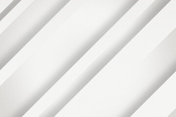 Obraz premium Abstract geometric white and gray stripes diagonal lines Background design Technology and modern concept. White and grey minimal and elegant background with subtle dust grain noise effect texture.