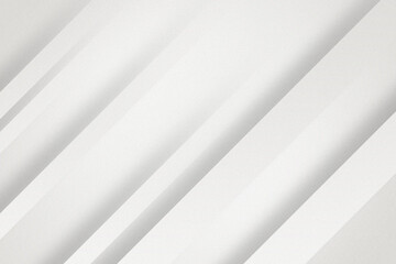 Obraz premium Abstract geometric white and gray stripes diagonal lines Background design Technology and modern concept. White and grey minimal and elegant background with subtle dust grain noise effect texture.