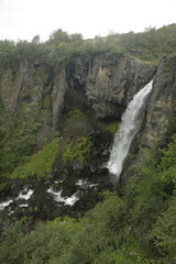 Hundafoss Waterfall, Iceland