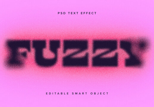 Dissolving Text Effect Mockup