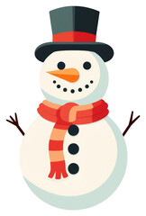 PNG Snowman winter anthropomorphic representation.