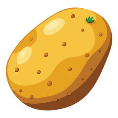 illustration of a potato vegetable