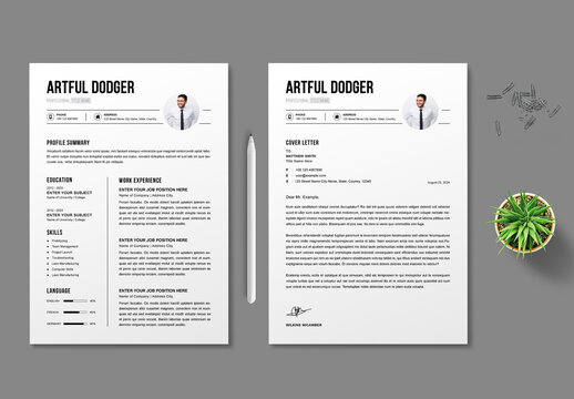 CV Template Design