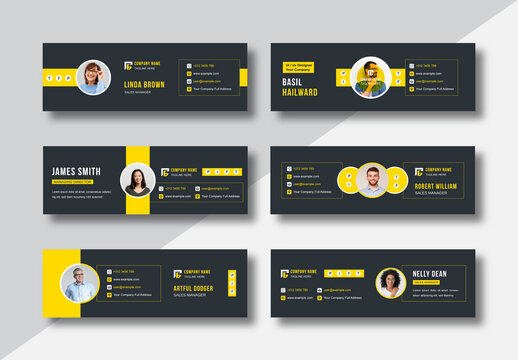 Email Signature  Template Layout
