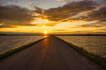 Albufera valencia, Landscape, sunset, summer, lake, scenic, Colorful, Idyllic, Relaxation, relax