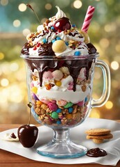 Most delicious ice cream sundae in the world