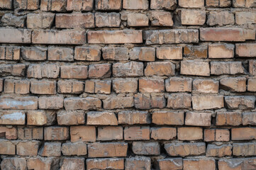 Wide texture of the brick wall background