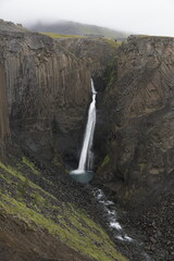 Litlanesfoss, Waterfall, Iceland